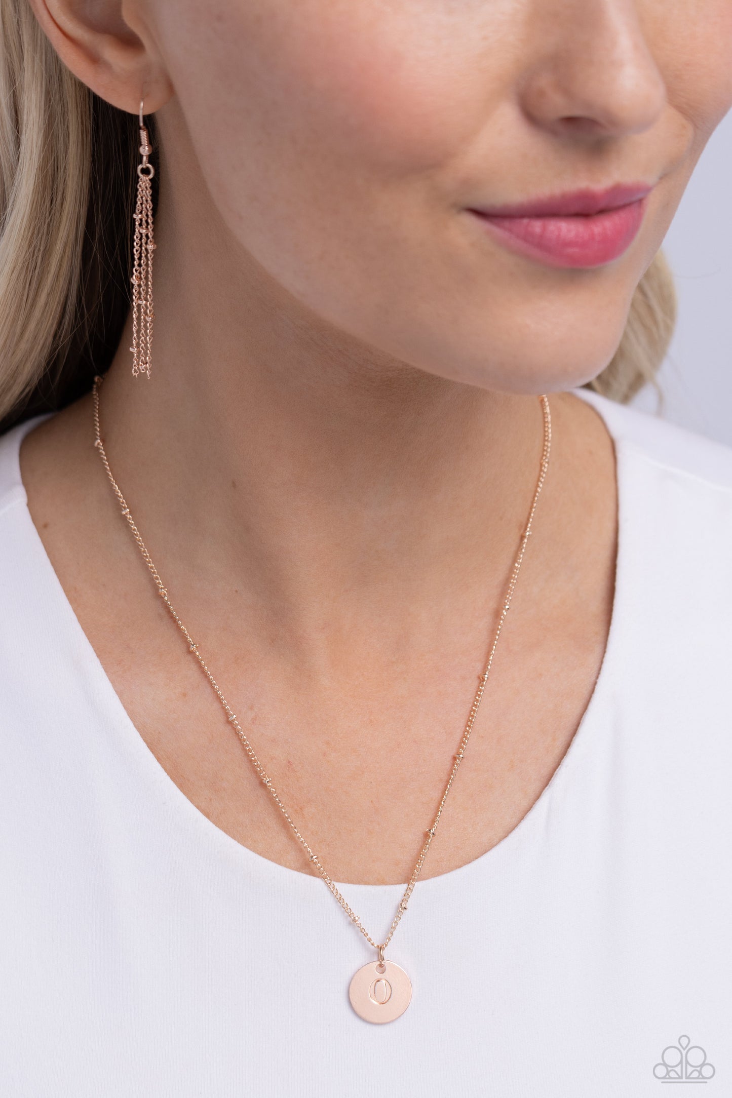 Initial Elegance - Rose Gold - O