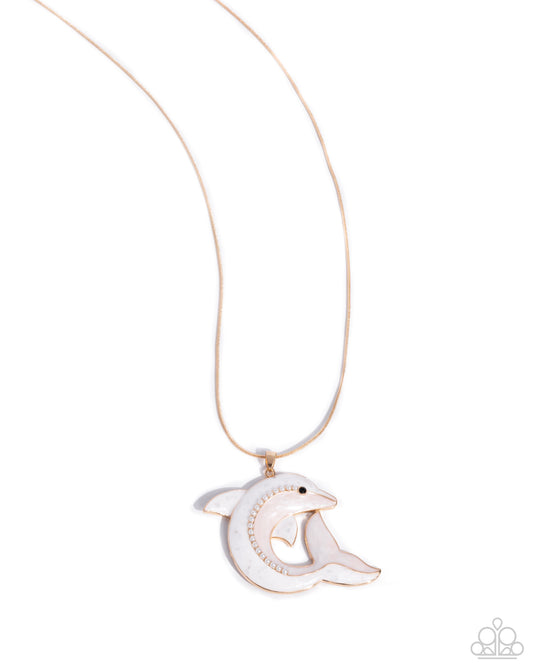 Dolphin Dive - Gold