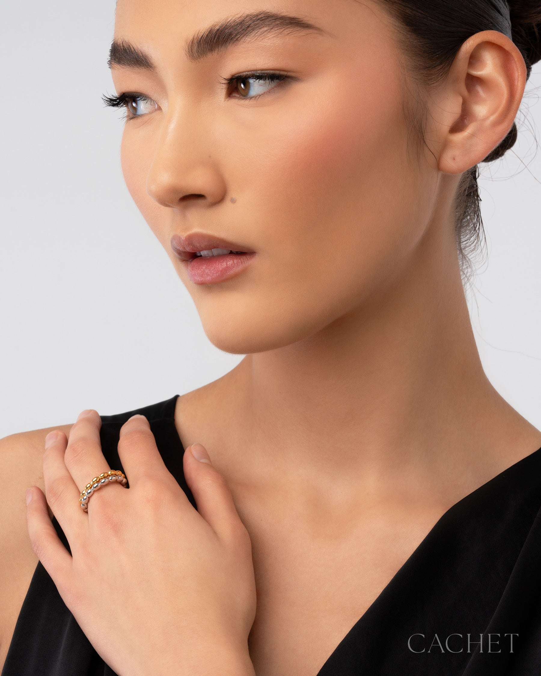 Tendance - 18K Gold/Rhodium - Beautifully Blinged, Jewelry, [product_handle], [product_tags]