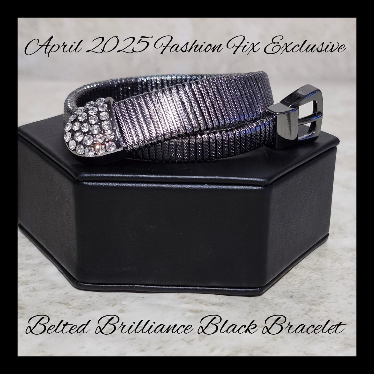 Belted Brilliance - Black