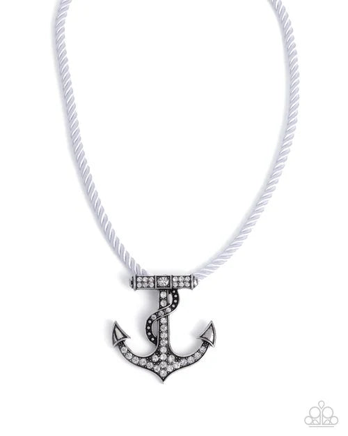 Anchored Allure - White