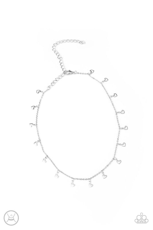 Paparazzi Accessories Charismatically Cupid - Silver July Fashion Fix Exclusive Jewelry